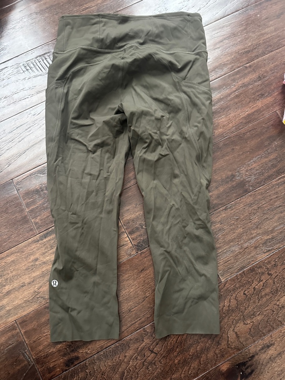 lululemon athletica Olive Green Cropped Leggings